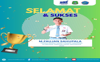 SMAN 8 KOTA TERNATE MERAIH MEDALI EMAS OLIMPIADE GSI TINGKAT NASIONAL 2025